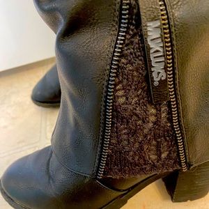 Knee high leather boots